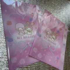 ダイカットクリアファイル5P バレエコア マイメロディ マイスウィートピアノ