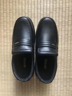 スリッポン高齢者用シューズ　黒２５cm