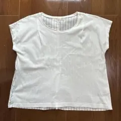 deux C　Tシャツ カットソー　異素材切替のサムネイル