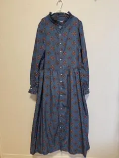 sonari 花柄ロングドレス