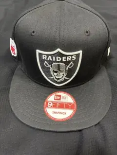 NFL 레이더스 레이더스 캡 스냅백 블랙 블랙