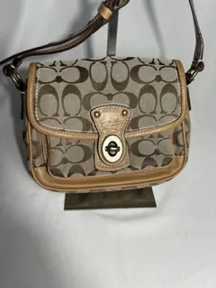 【極美品】 COACH コーチ ショルダーバッグ シグネチャー