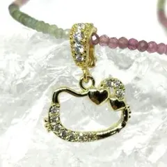 12DEC4-D●可愛い猫　ペンダントトップ●