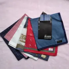 ハンカチ　ポケットハンカチーフ　◆7枚セット◆