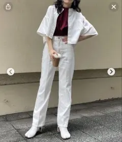 AMERI OTONA CENTER PRESS DENIMのサムネイル