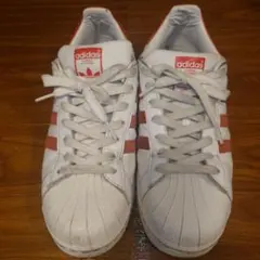 adidas SUPERSTAR ホワイト レッドのサムネイル