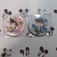 名探偵コナン デフォルメ 花冠 缶バッジ