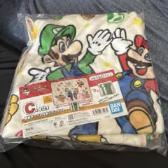 最終価格一番くじ スーパーマリオ いつも一緒マリオ＆フレンズ C賞 ブランケット