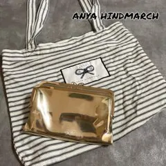 ANYA HINDMARCH アニヤハインドマーチ がま口 財布 ゴールドのサムネイル
