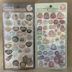 （正規品）ボンボンドロップシール　ラーメン　だるま　和柄