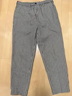 GU チェック柄スラックス　Lサイズ