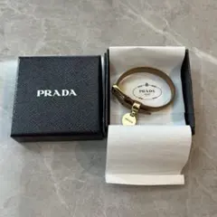 PRADA ブラウンレザーブレスレットのサムネイル