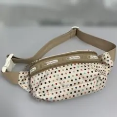 LeSportsac ドット柄 ボディバッグ　ウエストポーチ