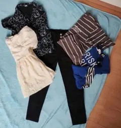 子供用服セット 全サイズ140 トップス4枚、パンツ1枚、計5点セット