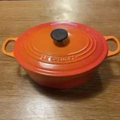 ル・クルーゼ オーバル ココット 25cm オレンジ 両手鍋 フランス製のサムネイル
