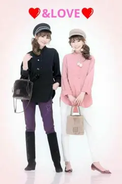 qvc♡アンドラブ❤️カメリア キルティング ブザム デザイン チュニックのサムネイル