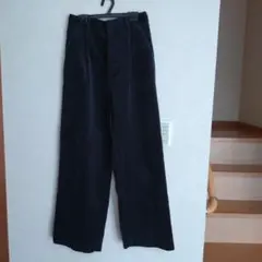 レディース　コーデュロイワイドパンツ