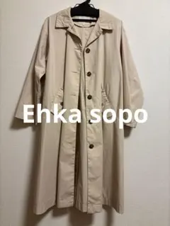ehka sopo ベージュ トレンチコート