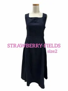 【最終値下げ】新品STRAWBERRY-FIELDSレースアップワンピース2のサムネイル