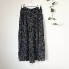 【ROPEPICNIC】ロペピクニック　総柄ワイドパンツ　薄手　ウエストゴム