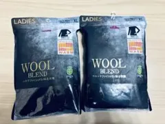 トップバリュ　ウール　長袖　Tシャツ　レディース　秋冬　XL二点セット