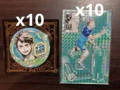 ハイキュー　バースデイ　2024 名場面　アクリルスタンド　缶バッジ　及川徹
