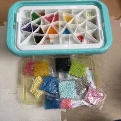 Y*n様 アクアビーズセット 多色 収納ケース付き