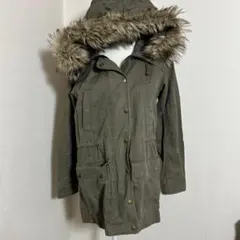 GAPミリタリージャケット モッズコート ファー付き カーキ グランジ　y2k