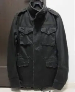【希少白タグ】wjk m66 M-65 ミリタリージャケット　 M ブラック　黒