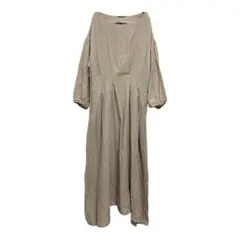 niko and ロングワンピース ベージュ カジュアル ナチュラル 4サイズ