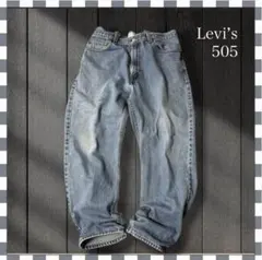 2964/リーバイス505ストレートデニムジーンズ 38x29