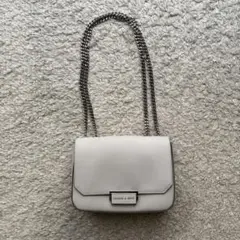 【美品】CHARLES & KEITH チェーンストラップ クロスボディバッグ
