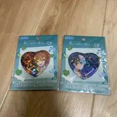 プロセカ 壊れたセカイと歌えないミク 缶バッジ 2種セット 東雲彰人 青柳冬弥