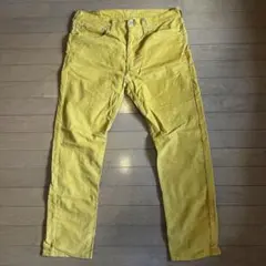 リーバイス 502 コーディロイ　イエロー