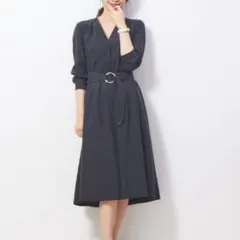 FONCE ショルダータックワンピース