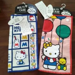 ハローキティ　キティちゃん　マルチケース　タオル生地