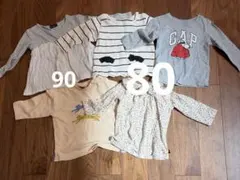 アプレレクール GAP ベビー トップス 5点セット まとめ売り80-90