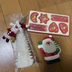 【未使用】クリスマスキャンドルセット