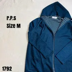 r.p.s アールピーエス フード付き カーディガン ネイビー M 1792のサムネイル