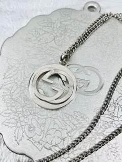 【超美品】GUCCI ペンダント トップ925＋社外チェーン 男女兼用