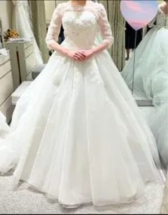 美品 タカミブライダル ウェディングドレス プリンセスライン 7号 