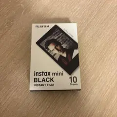 FUJIFILM instax mini チェキフィルム ブラック 10枚
