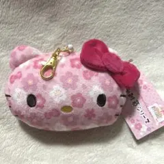 サンリオ　和雑貨シリーズ　桜　フェイスパスケース　ハローキティ　キティ