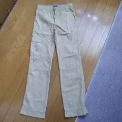 GapKidsベージュ カーゴパンツ 160 やや細身
