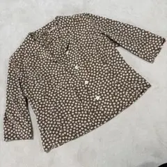 アクアスキュータム　Aquascutum アンサンブル　サイズ9 ブラウン　花柄のサムネイル