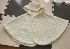 赤ちゃんの城 フード付きポンチョ