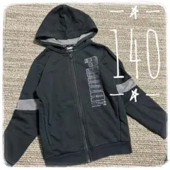 PUMA プーマ★フルジップパーカー★吸水速乾★ブラック★140