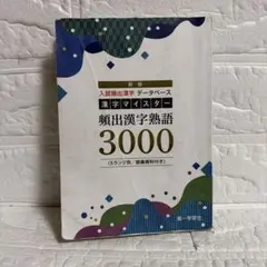 新版 漢字マイスター 頻出漢字熟語3000 第一学習社