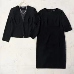 極美品★AIMER エメ ブラックフォーマル 13号 LL 冠婚葬祭 黒