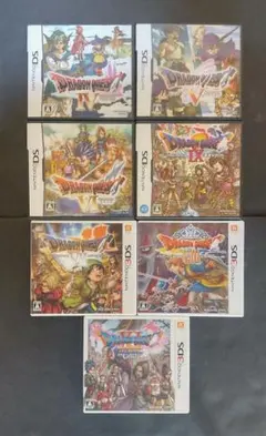 【3DS・DS】ドラゴンクエスト 4・5・6・7・8・9・11 ソフト7本セット